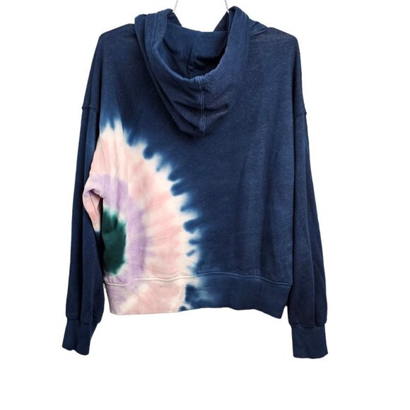Wildfox HADLEY Tie-Dye Relaxed Fit Hoodie Sweatshirt - Picture 5 of 6